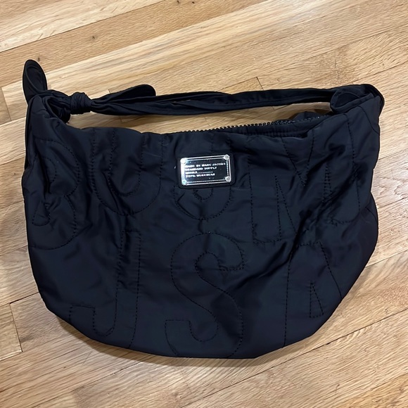 Marc by Marc Jacobs Hobo Black Nylon Handbag - Picture 1 of 7